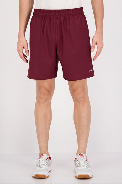 BOLA Best Of Luck Always Men Sportswear Fit Brand Logo Training Shorts, Maroon