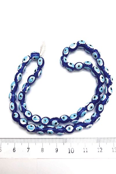 Hayalperest boncuk Blue Cylinder Evil Eye Bead
