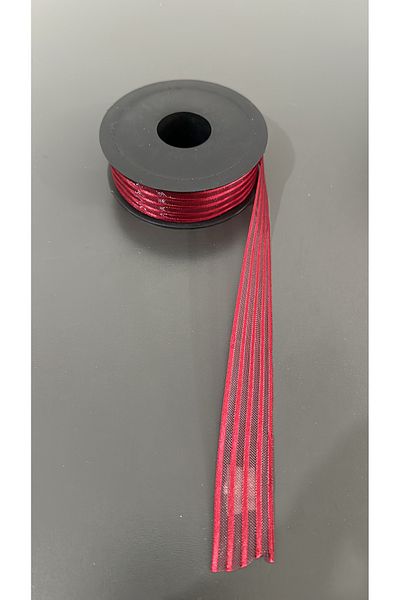 edalle Dowry and Bundle Ornament Bundle Bride 1 Meter Striped Chiffon Ribbon Design 25mm X 1 Meter