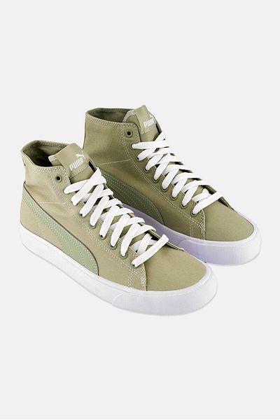 Puma Kids Boy Bari Mid Lace Up Outdoor Shoes, Green