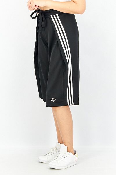 adidas Women Sportwear Fit Brand Logo Belted Shorts, Black