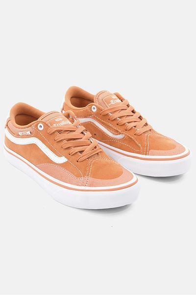 Vans Kids Boy Tnt Advanced Prototype Lace Up Skate Shoe, Rust Orange