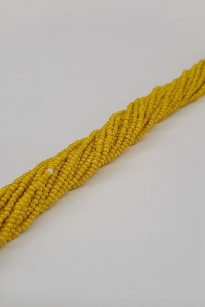 Hayalperest boncuk Matte Yellow String Sand Bead