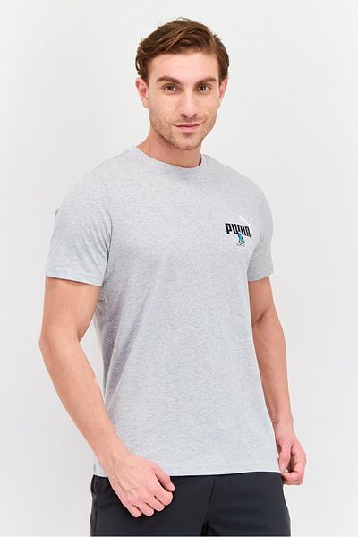 Puma Men Sportswear Fit Training Top, Grey Combo
