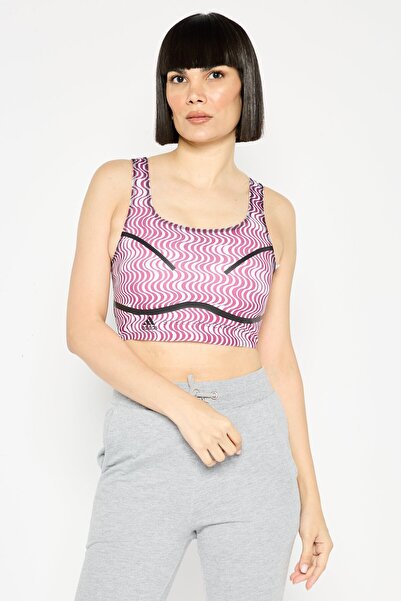 adidas حمالة صدر رياضية نسائية للتدريب من ستيلا مكارتني، لون كستنائي