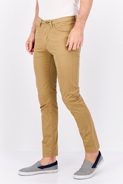 Sorbino Men Regular Fit Solid Chino Pants, Tan