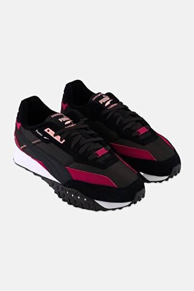 Puma حذاء رجالي Blktop Rider برباط للخارج، أسود