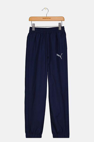 Puma بنطال تدريب رياضي ملائم للأولاد من Kids Boys، أزرق داكن