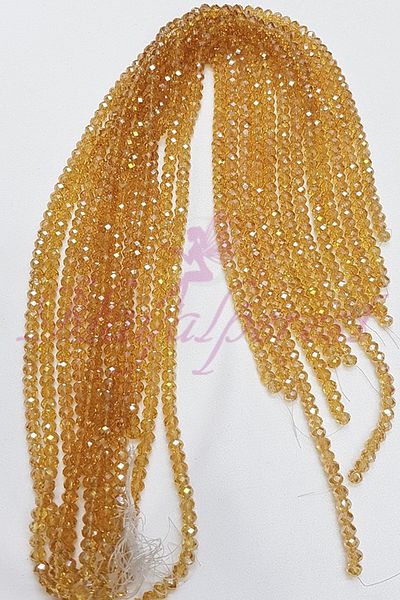 Hayalperest boncuk Light Orange Crystal Bead 6 Mm