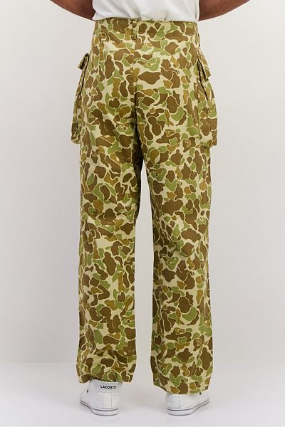 GAP Men Regular Fit Camouflage Cargo Pants, Multicolor