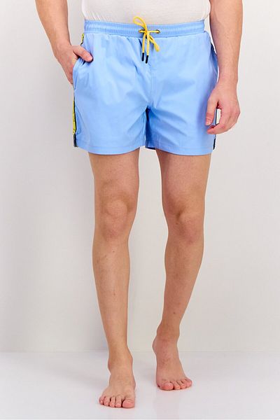 UFC Men Brand Logo Board Shorts, Light Blue