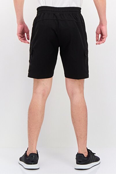 Legend Men Sportswear Fit Drawstring Outdoor 8,5 Inseam Shorts, Black