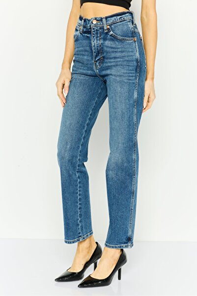 WRANGLER Women Regular Fit Washed Stretchable Denim, Blue