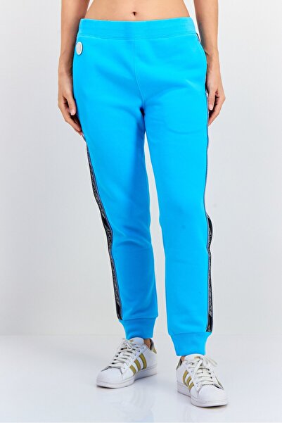 Aape By A Bathing Ape Women Regular Fit Brand Logo Jogger Pants, Blue