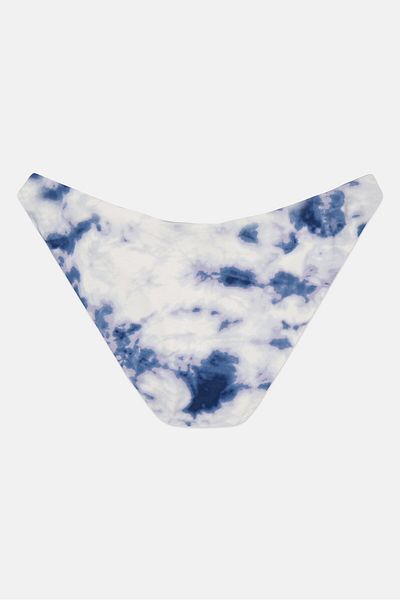 Pepe Jeans Women Tie Dye Bikini Bottom, Blue