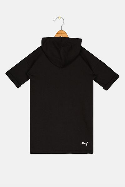 Puma Kids Girl Regular Fit Short Sleeve Outdoor Dress, Black