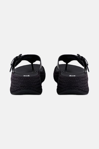 Fitflop Women F Mode Espadrille Slip On Sandals, Black