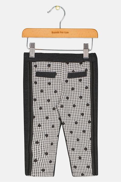 Chicco Toddlers Girl Allover Print Pants, Grey