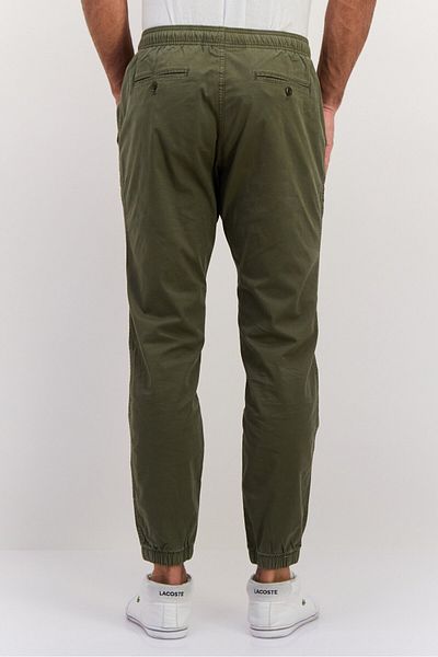 GAP Men Regular Fit Solid Jogger Pants, Olive