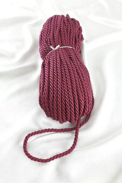 Hayalperest boncuk Σχοινί κορδόνι μπορντό 8 mm