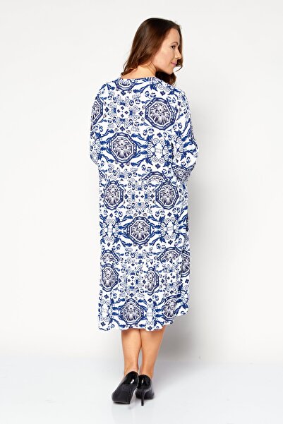 Tchibo Women Paisley Print Midi Dress, Multicolor