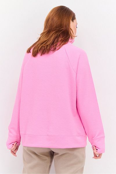 Nine West Women Sportswear Fit Long Sleeve Walking Sweatshirts, Pink
