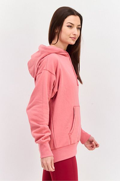 NIA Women Solid Long Sleeve Hoodie, Rose