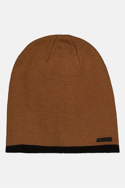 VAN HEUSEN Men Knitted Beanie, Brown
