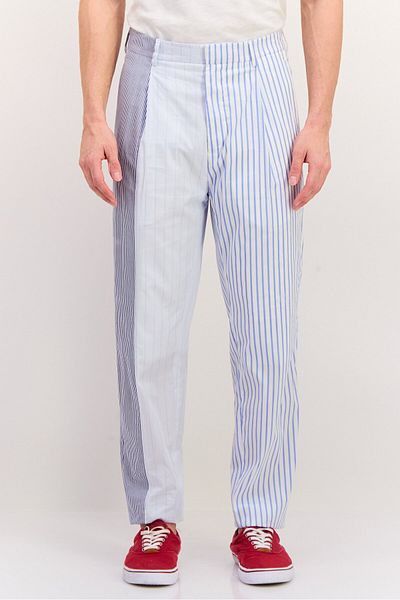 Tommy Hilfiger Men Regular Fit Stripped Straight Leg Pants, Navy