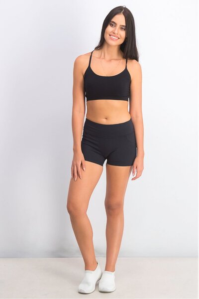 SKECHERS Women Pull,on Shorts, Black