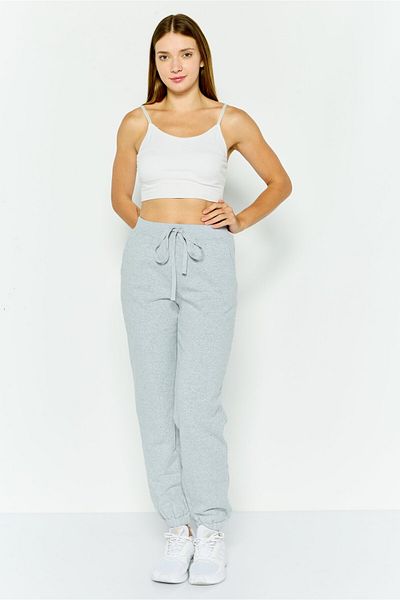 NIA Women Regular Fit Heather Jogger Pants, Grey