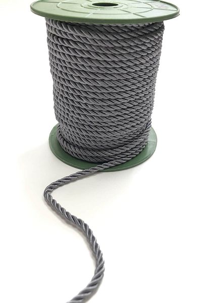 Hayalperest boncuk Γκρι κορδόνι 4 mm 1 Mt