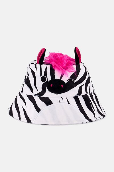 Squishmallows قبعة دلو تريسي المبتكرة للبنات الصغار، باللون الأبيض