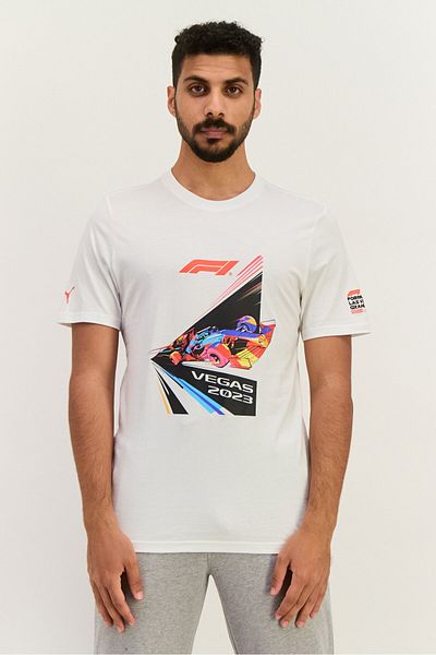 Puma Men Sportswear Fit Short Sleeve Outdoor T-Shirt, White Combo