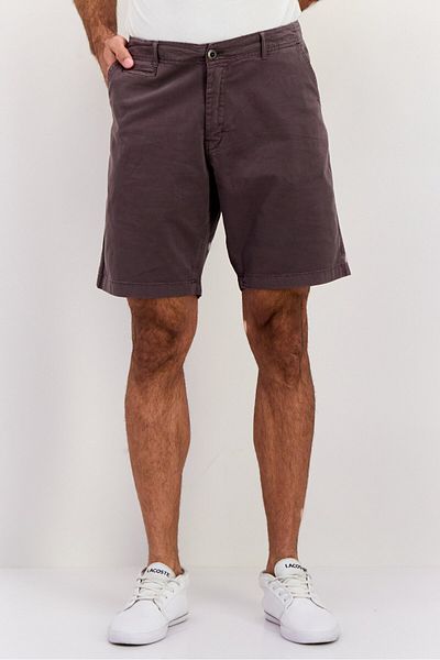 Paperbacks Men 9 Inseam Solid Chino Shorts, Grey