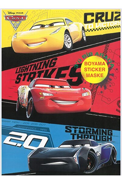 Deniz Oyuncak BOYAMA KİTABI STICKER HEDİYELİ ARKA KAPAK KESİLEREK MASKE YAPIL...