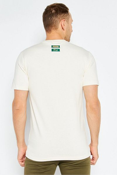 Puma Men Sportswear Fit Short Sleeve Outdoor T-shirt, Off White