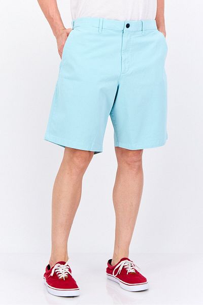GAP Men Plain 10 Inseam Basic Shorts, Turquises