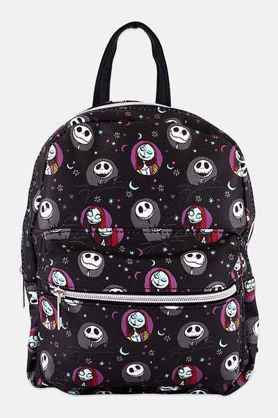 Disney Kids Girl The Nightmare Before Christmas Mini Backpack 27 H x 24 L x 7 W cm, Black Combo