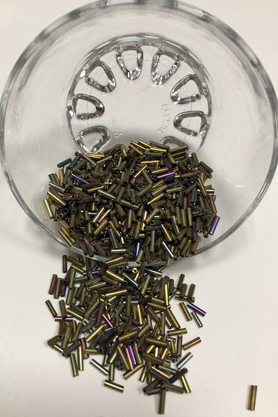 Hayalperest boncuk Χάντρες σωλήνα με πράσινο Janjan - 5 mm