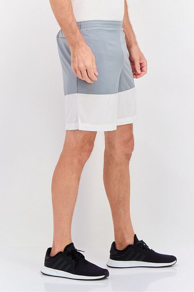 Champion Men Sportswear Fit Colorblock Training Shorts, Grey Combo