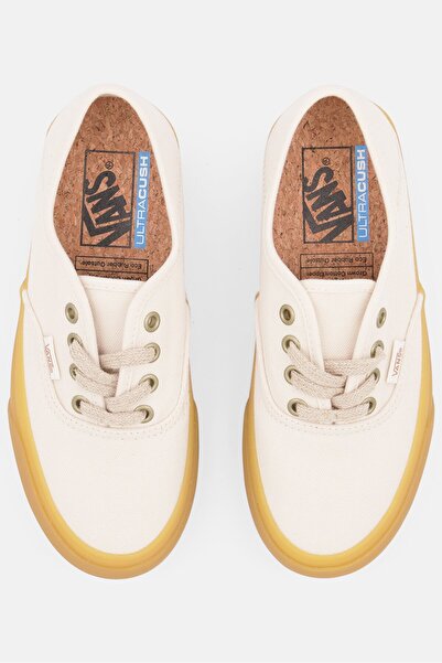 Vans Kids Boy Lace Up Authentic Sf Casual Shoes, Ivory