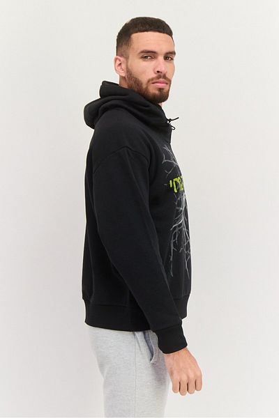 adidas Men Sportswear Fit Long Sleeves Outdoor Sweatshirt, Black