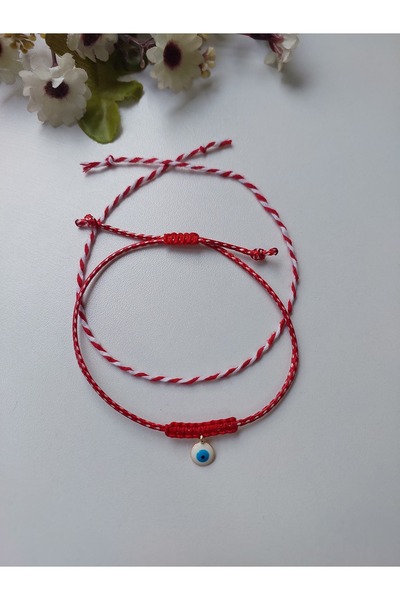 Lilamor Marteniçka Evil Eye Beaded Bracelet and Marteniçka Bracelet
