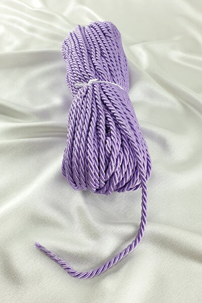 Hayalperest boncuk Koyu Lila Kordon İp 8 mm