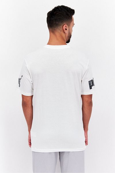 Puma Men Relaxed Fit Short Sleeve Outdoor T-Shirt, White