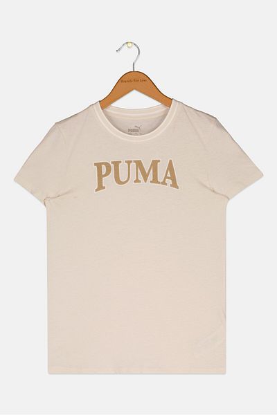 Puma Kids Boy Short Sleeve Outdoor T Shirt, Cream