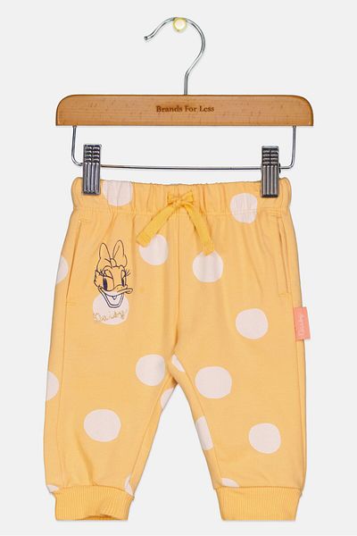 Cool Club Toddlers Girl All Over Print Sweatpants, Orange