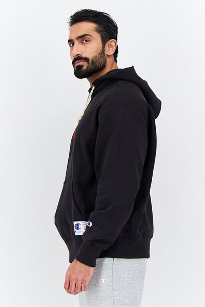 Champion Men Standard Fit Long Sleeve Outdoor Sweatshirts, Black