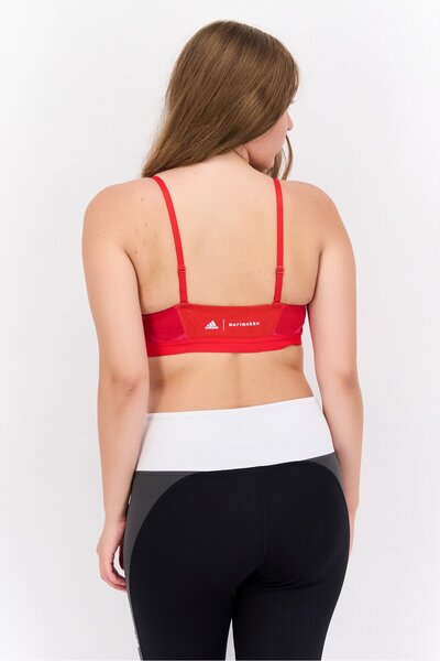 adidas x Marimekko Women Brand Logo Padded Sports Bra, Pink